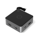 4-Port Hub with Wireless Charging