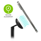 Accurate Magnetic Alignment|| Built-in magnets allow your device to snap into the ideal position for wireless charging on contact.