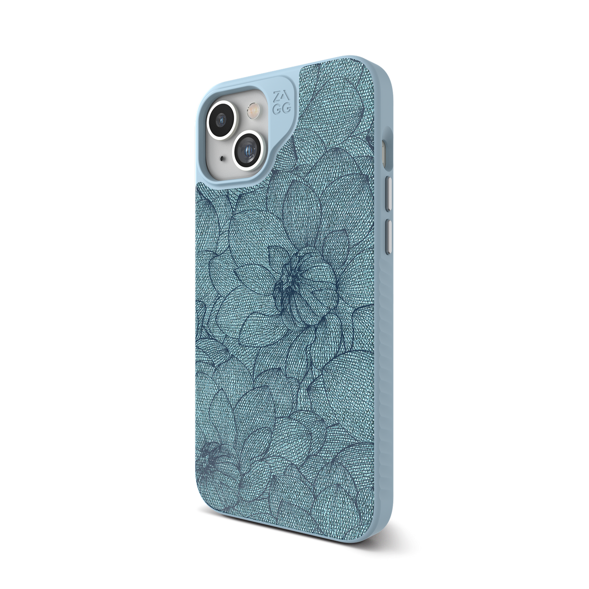 ** Floral Teal
