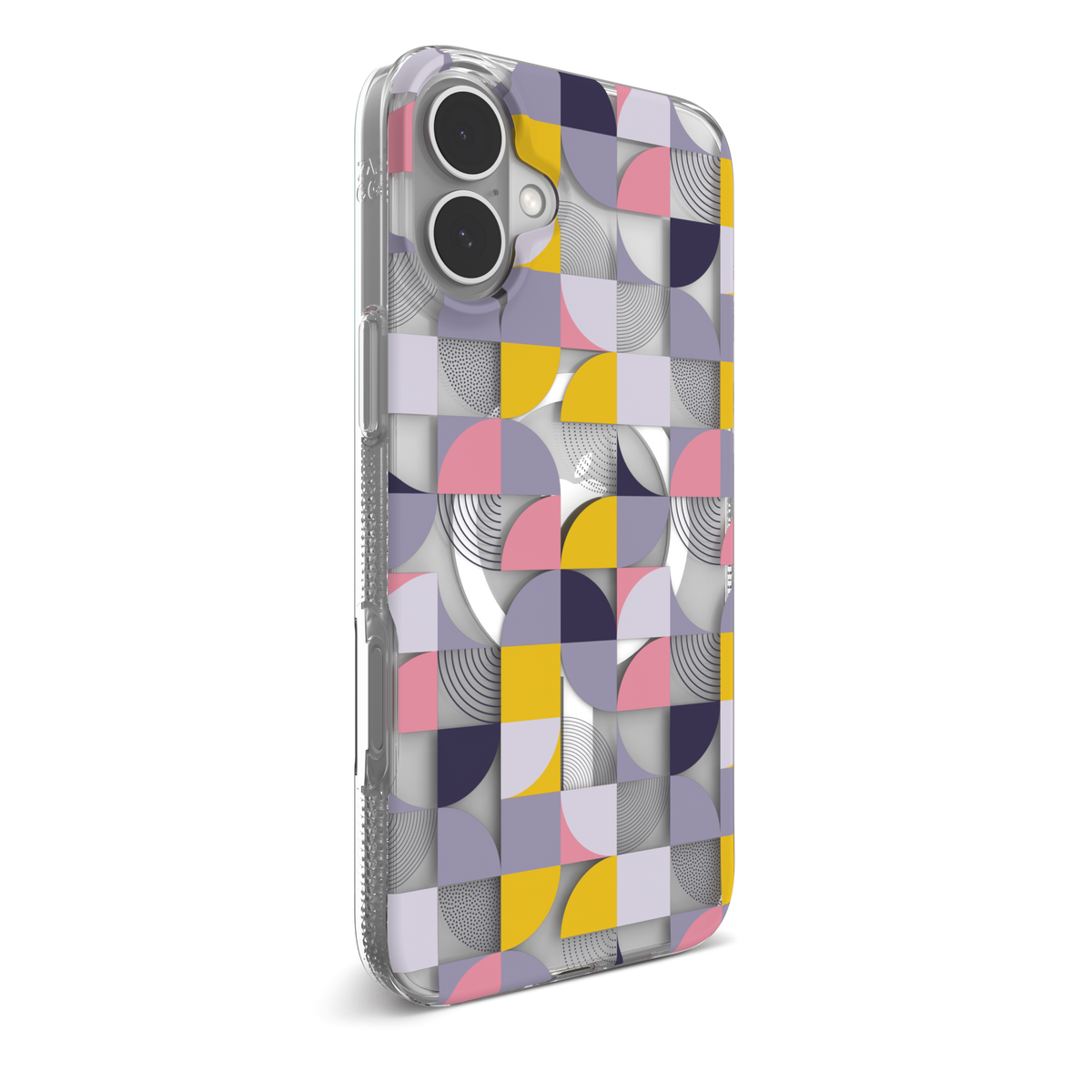 Funda geométrica para celular Milan Snap para MagSafe