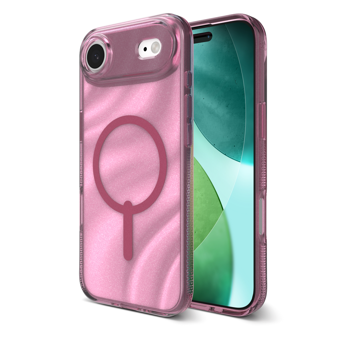 **Glimmering Wave Pink