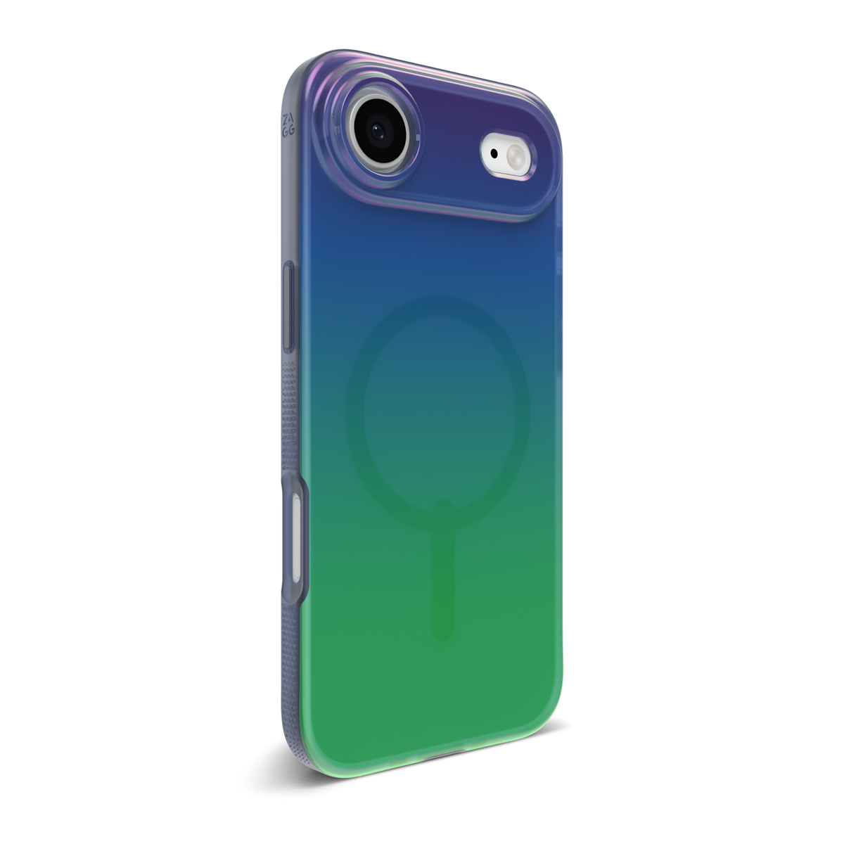 Milan snap trendy phone case ** Iridescent raven feather