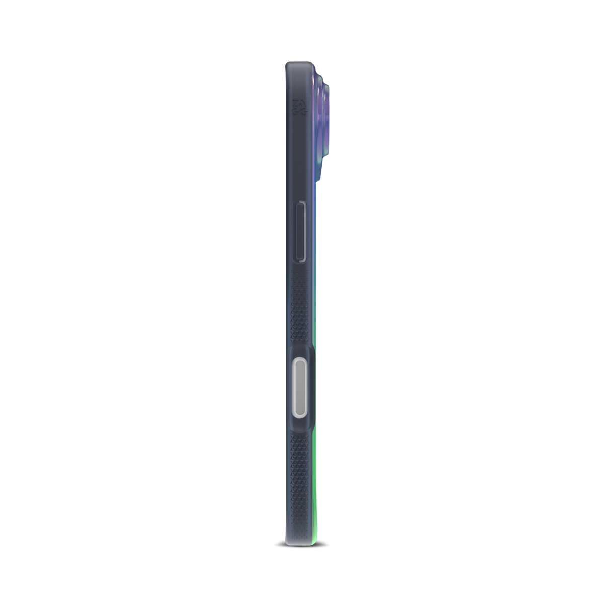 Milan snap trendy phone case ** Iridescent raven feather
