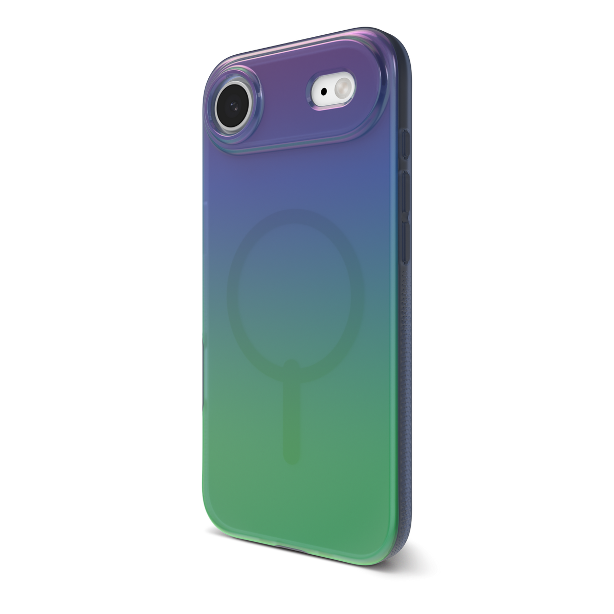 Milan snap trendy phone case ** Iridescent raven feather