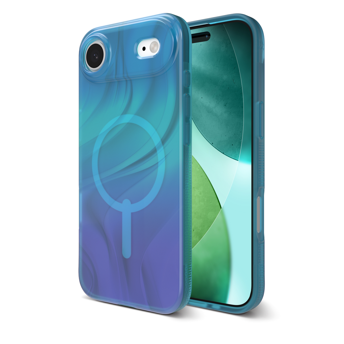 Milan snap trendy phone case ** Iridescent   deep aurora