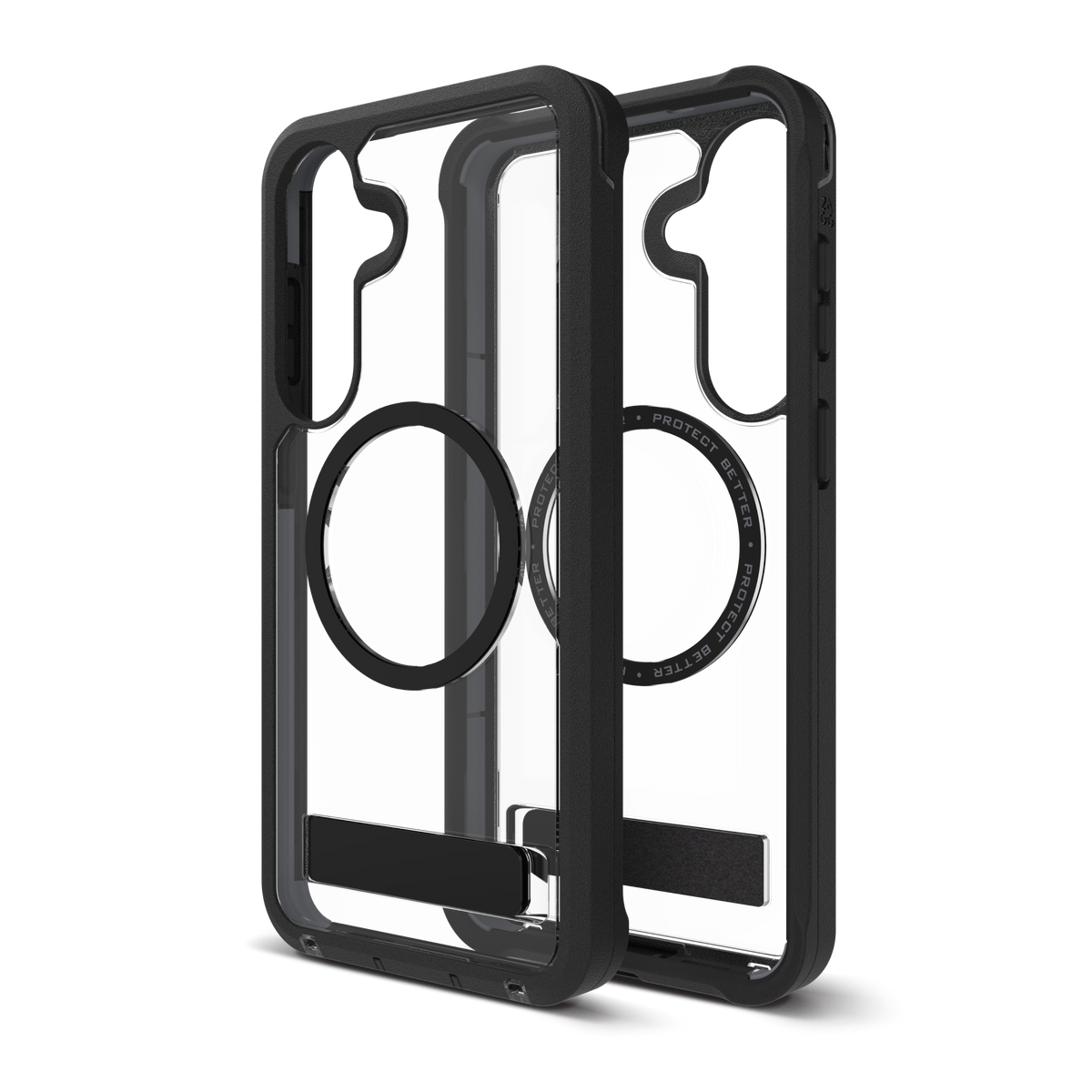 Rainier Snap Magnetische Handyhülle mit Ständer - Black