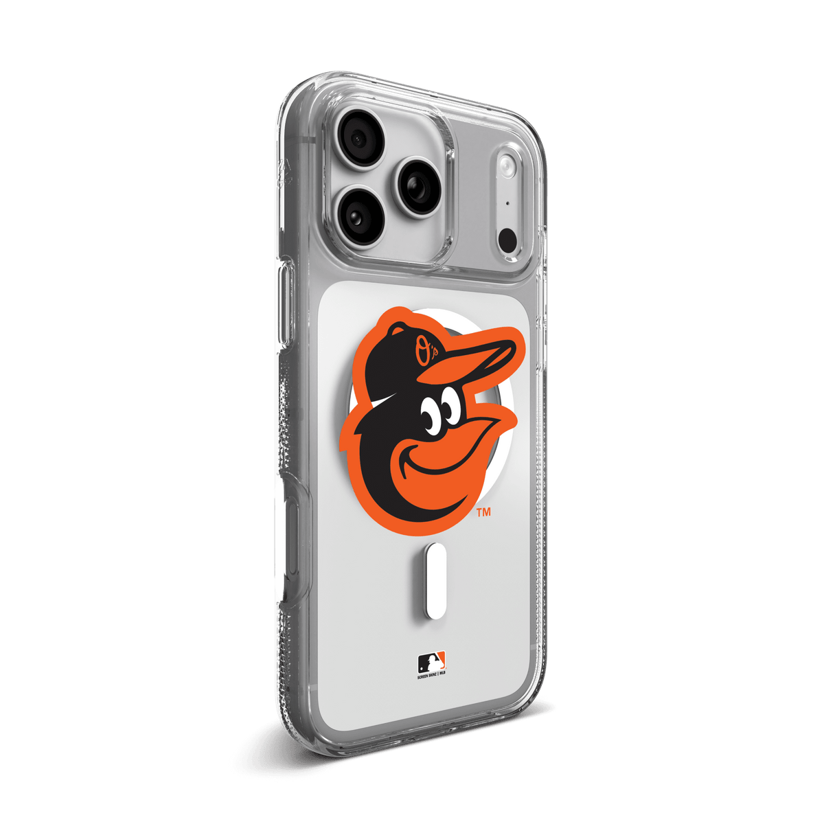 Coque de téléphone Crystal Palace Snap pour MagSafe Baltimore Orioles - Logo