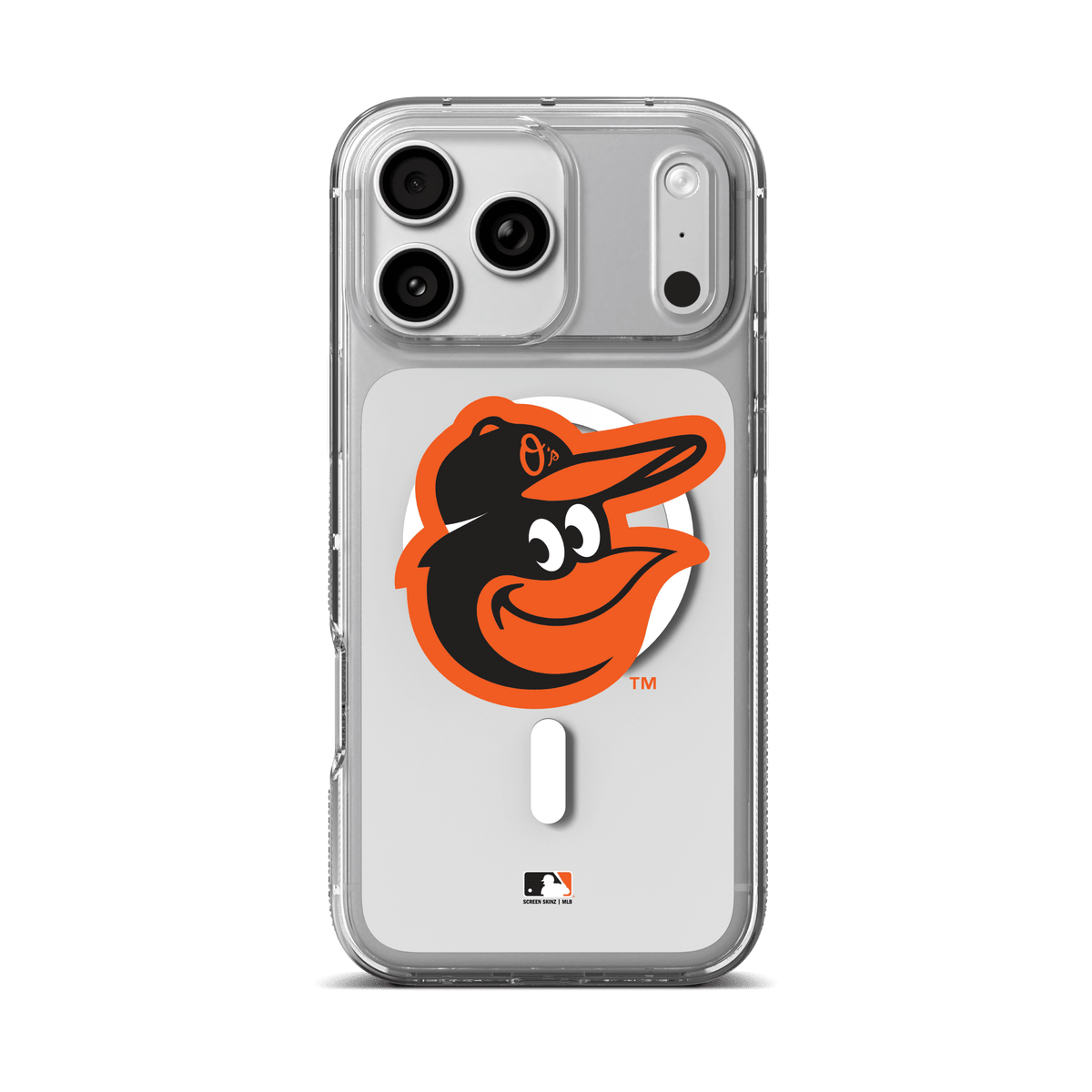 Coque de téléphone Crystal Palace Snap pour MagSafe Baltimore Orioles - Logo