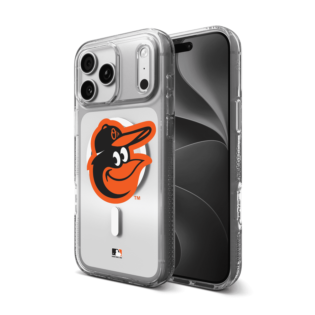 Coque de téléphone Crystal Palace Snap pour MagSafe Baltimore Orioles - Logo
