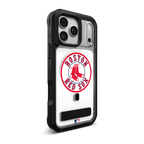 Étui de téléphone Boston Red Sox Rainier Snap pour MagSafe avec support - Logo