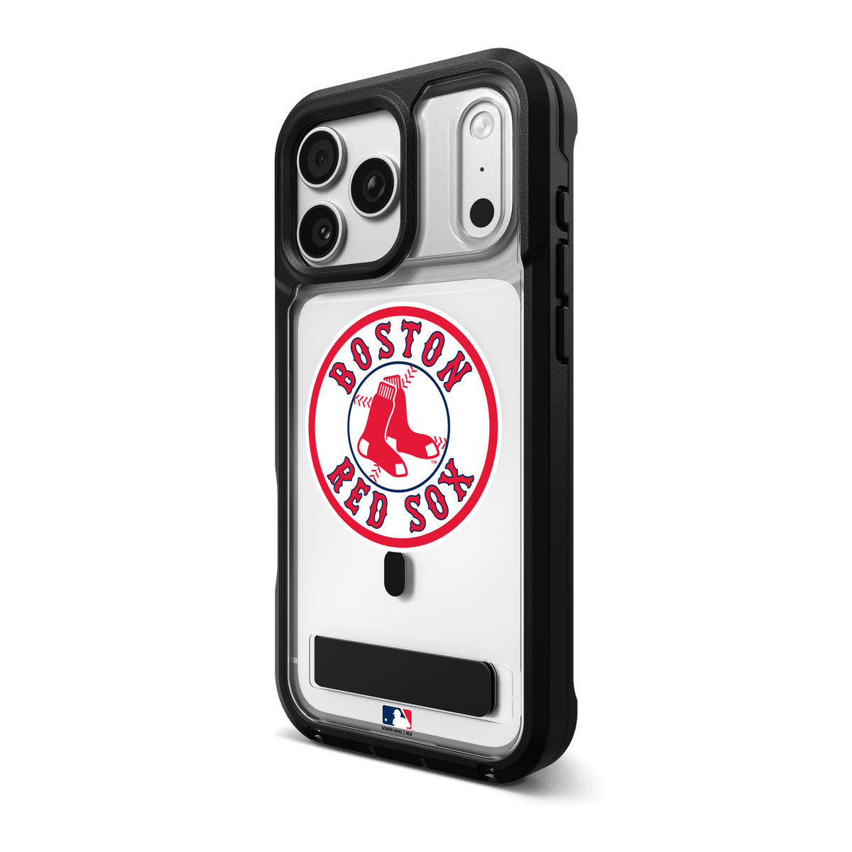 Étui de téléphone Boston Red Sox Rainier Snap pour MagSafe avec support - Logo