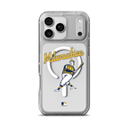 Milwaukee Brewers Crystal Palace Snap for MagSafe Phone Case - Throwback Logo