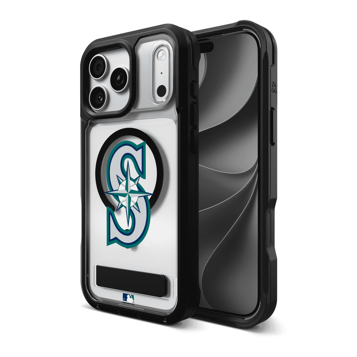 Étui de téléphone MagSafe Rainier Snap avec support des Seattle Mariners - Logo S