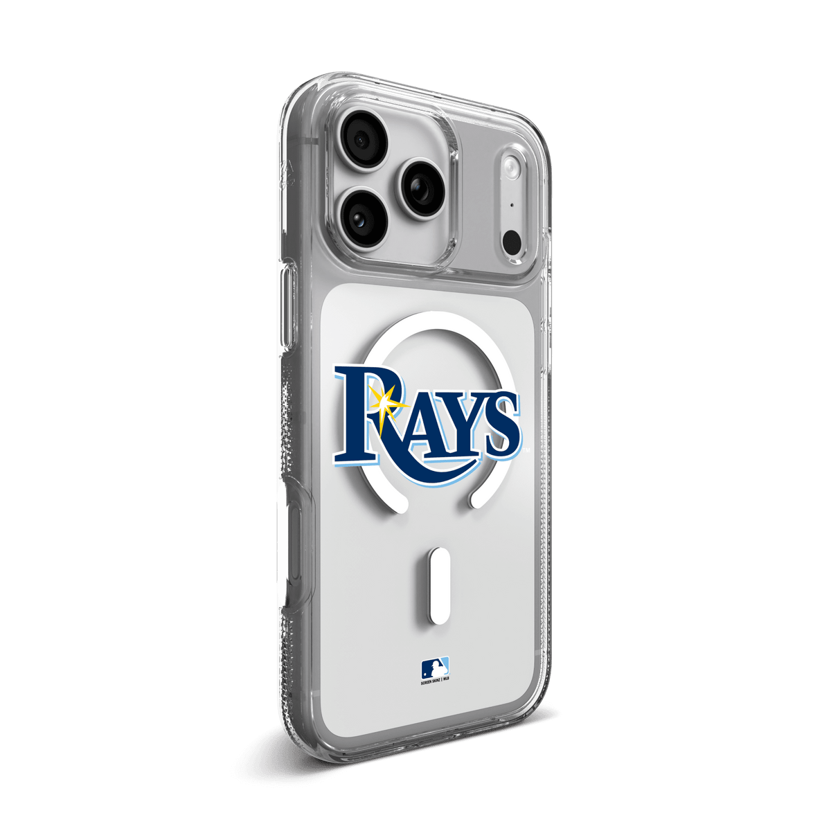 Coque de téléphone Crystal Palace Snap pour MagSafe Tampa Bay Rays - Logo