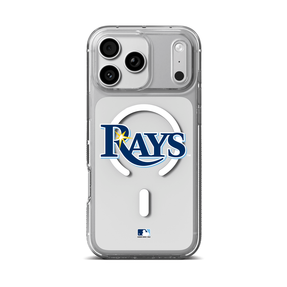 Coque de téléphone Crystal Palace Snap pour MagSafe Tampa Bay Rays - Logo