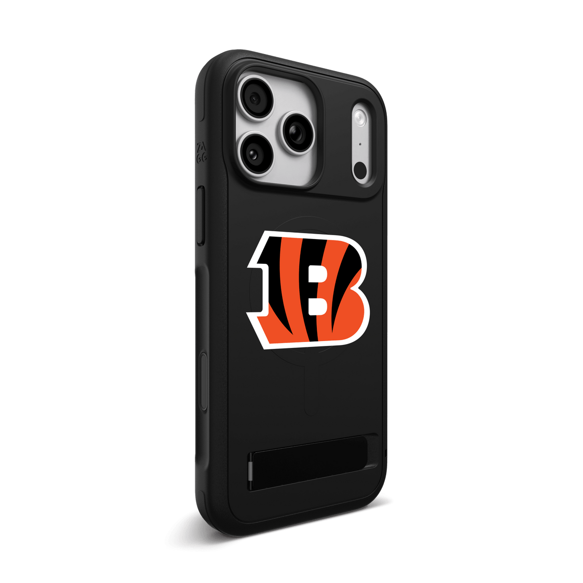 Coque de téléphone Cincinnati Bengals Sedona Snap pour MagSafe avec support - Logo