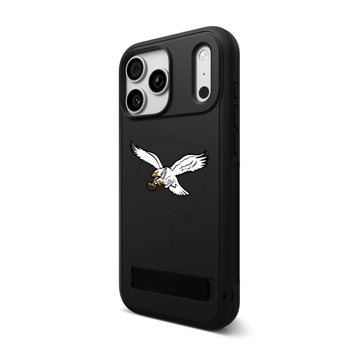 Funda para teléfono Philadelphia Eagles Sedona Snap para MagSafe con soporte - Logotipo retro