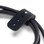 Integrated Silicone Cable Strap
||The premium silicone loop harnesses the cord when not in use, so it packs conveniently in your bag.