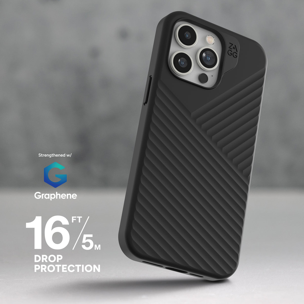 Drop Resistant up to 16ft│ 5m 
||Denali Snap with Kickstand protects your phone from drops up to 13 feet (4 meters).1