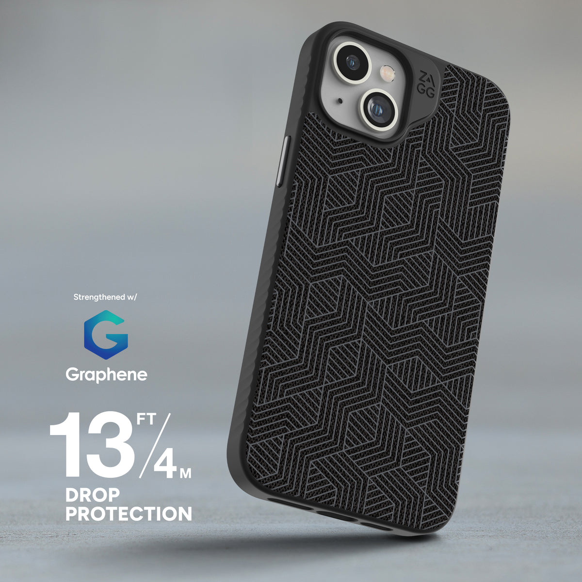 Drop Resistant up to 13ft | 4m||
London Snap protects your phone from drops up to 13 feet (4 meters).