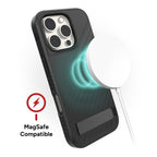 Wireless Charging Compatible|| Denali Snap with Kickstand is MagSafe compatible and works with most wireless charger