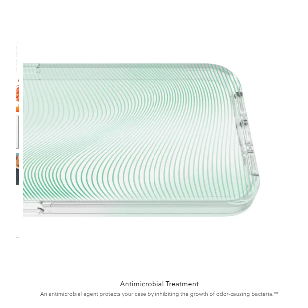 Antimicrobial Treatment 
An antimicrobial agent protects your case by inhibiting the growth of odor-bacteria